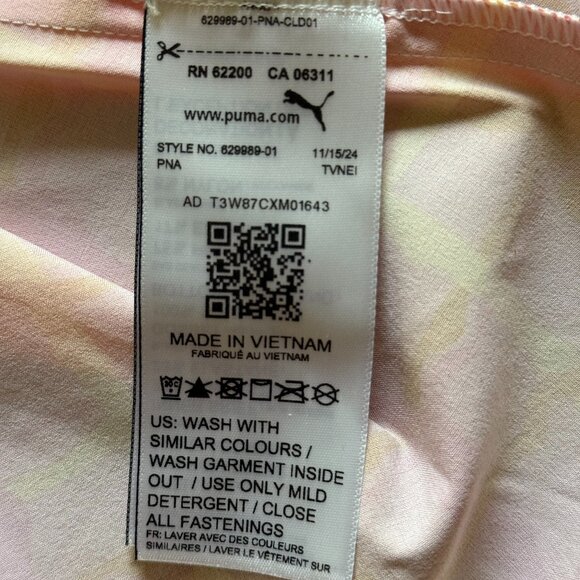 NWT Women's Puma Dani Dazey Wrap Golf Skirt, Size Medium - Picture 7 of 11